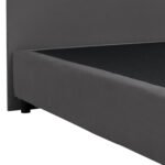 ΚΡΕΒΑΤΙ MALENA ΑΠΟ ΓΚΡΙ ΒΕΛΟΥΔΟ HM651.10 ΓΙΑ ΣΤΡΩΜΑ 90x200 εκ. - Image 4