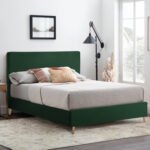 ΚΡΕΒΑΤΙ INDRA ΑΠΟ ΚΥΠΑΡΙΣΣΙ ΒΕΛΟΥΔΟ HM662.13 ΓΙΑ ΣΤΡΩΜΑ 160x200 EK. - Image 2