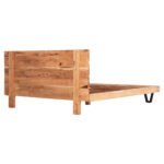 ΚΡΕΒΑΤΙ ALICIA ΑΠΟ ΜΕΤΑΛΛΟ ΚΑΙ ΜΑΣΙΦ ΞΥΛΟ ΑΚΑΚΙΑΣ 217x180,5x94Yεκ.(ΣΤΡΩΜΑ 160Χ200)HM8359.11 - Image 6