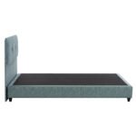 ΚΡΕΒΑΤΙ DOLORES ΑΠΟ ΥΦΑΣΜΑ LIGHT GREEN HM649.27 ΓΙΑ ΣΤΡΩΜΑ 90x200 εκ. - Image 5