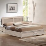 ΚΡΕΒΑΤΙ CAPRI HM399.02 ΜΕ 2 ΣΥΡΤΑΡΙΑ SONOMA 160x200 εκ. - Image 2