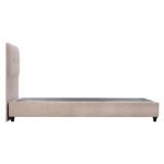 ΚΡΕΒΑΤΙ DOLORES ΜΠΕΖ ΥΦΑΣΜΑ HM649.22 ΓΙΑ ΣΤΡΩΜΑ 90x200 εκ. - Image 5