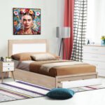 ΚΡΕΒΑΤΙ MELANY HM346 ΜΕ 1ΣΥΡΤΑΡΙ SONAMA-ΛΕΥΚΟ 90Χ190 - Image 2