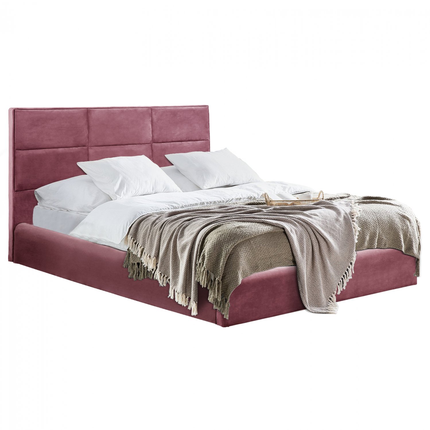 krebati-fb958302-beloydo-sapio-milo-me-a ΚΡΕΒΑΤΙ BRILEY HM583.02 ΒΕΛΟΥΔΟ ΣΑΠΙΟ ΜΗΛΟ ΜΕ ΑΠΟΘΗΚΕΥΤΙΚΟ ΧΩΡΟ 160x200 εκ. - Image 1