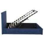 ΚΡΕΒΑΤΙ ALLIE HM584.18 160Χ200 ΜΕ ΑΠΟΘΗΚΕΥΤΙΚΟ ΧΩΡΟ-ΜΠΛΕ ΒΕΛΟΥΔΟ - Image 5