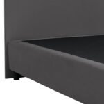 ΚΡΕΒΑΤΙ HM648.10 DOLORES, ΓΚΡΙ ΒΕΛΟΥΔΟ, 120x200 εκ - Image 5