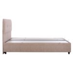 ΚΡΕΒΑΤΙ DOLORES ΜΕ ΑΠΟΘΗΚΕΥΤΙΚΟ ΜΠΕΖ ΥΦΑΣΜΑ HM631.22 ΓΙΑ ΣΤΡΩΜΑ 160x200 εκ. - Image 4