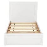 ΚΡΕΒΑΤΙ MELANY HM346.05 ΜΕ 1 ΣΥΡΤΑΡΙ ΛΕΥΚΟ ΓΙΑ ΣΤΡΩΜΑ 90Χ190 εκ. - Image 5