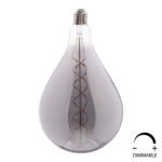 ΛΑΜΠΤΗΡΑΣ LED FILAMENT 8W E27 3000K SMOKE COLOR DIMMABLE  HM4052.03