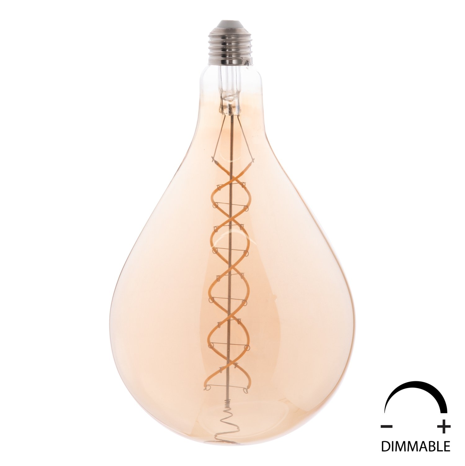 lamptiras-a160-led-filament-8w-e27-3000k ΛΑΜΠΤΗΡΑΣ LED FILAMENT 8W E27 3000K TEA COLOR DIMMABLE HM4052.02 - Image 1