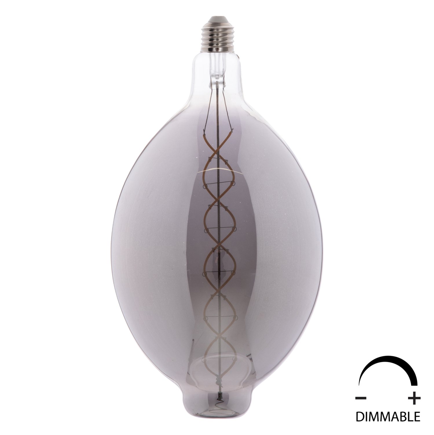 lamptiras-bt180-led-filament-8w-e27-3000 ΛΑΜΠΤΗΡΑΣ LED FILAMENT 8W E27 3000K SMOKE DIMMABLE HM4051.03 - Image 1