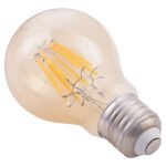 ΛΑΜΠΤΗΡΑΣ HM4045 LED FILAMENT 8W E27 3000K GOLD DIMMABLE - Image 3