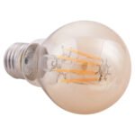 ΛΑΜΠΤΗΡΑΣ HM4045 LED FILAMENT 8W E27 3000K GOLD DIMMABLE - Image 4