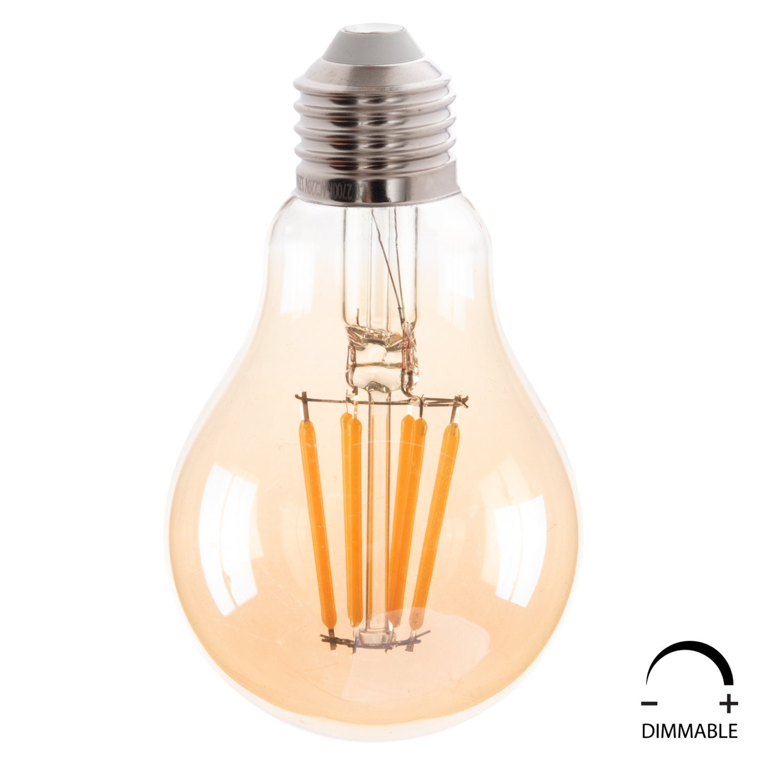 lamptiras-fb94045-led-filament-8w-e27-30 ΛΑΜΠΤΗΡΑΣ HM4045 LED FILAMENT 8W E27 3000K GOLD DIMMABLE - Image 1