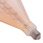 ΛΑΜΠΤΗΡΑΣ LED FILAMENT 8W E27 3000K GOLD COLOR DIMMABLE HM4057 - Image 3