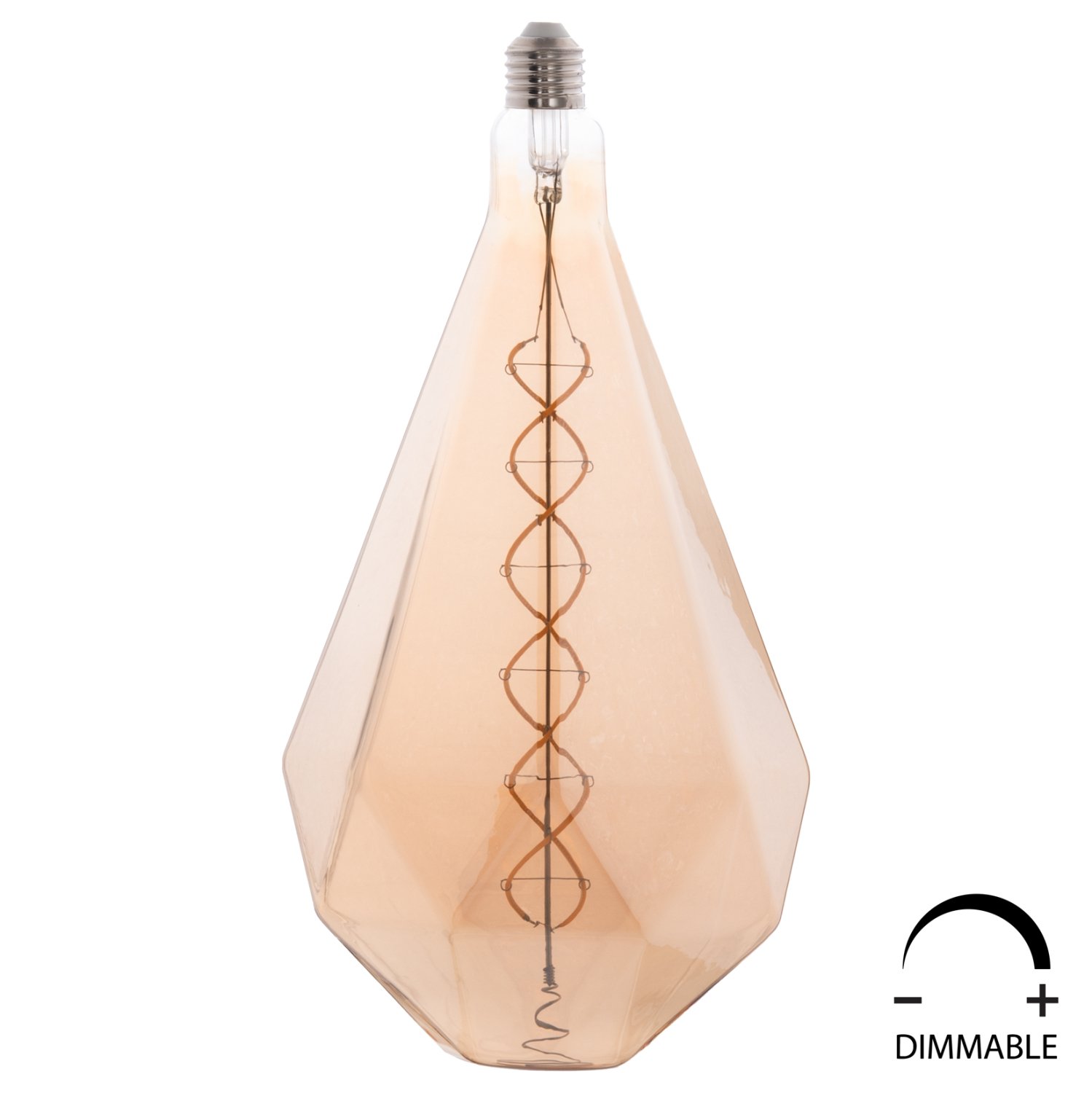 lamptiras-fb94057-led-filament-8w-e27-30 ΛΑΜΠΤΗΡΑΣ LED FILAMENT 8W E27 3000K GOLD COLOR DIMMABLE HM4057 - Image 1