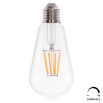 ΛΑΜΠΤΗΡΑΣ HM4188.01 LED FILAMENT 8W E27 DIMMABLE 2700K ΔΙΑΦΑΝΟΣ