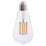 ΛΑΜΠΤΗΡΑΣ HM4189.01 LED FILAMENT 12W E27 2700K ΔΙΑΦΑΝΟΣ