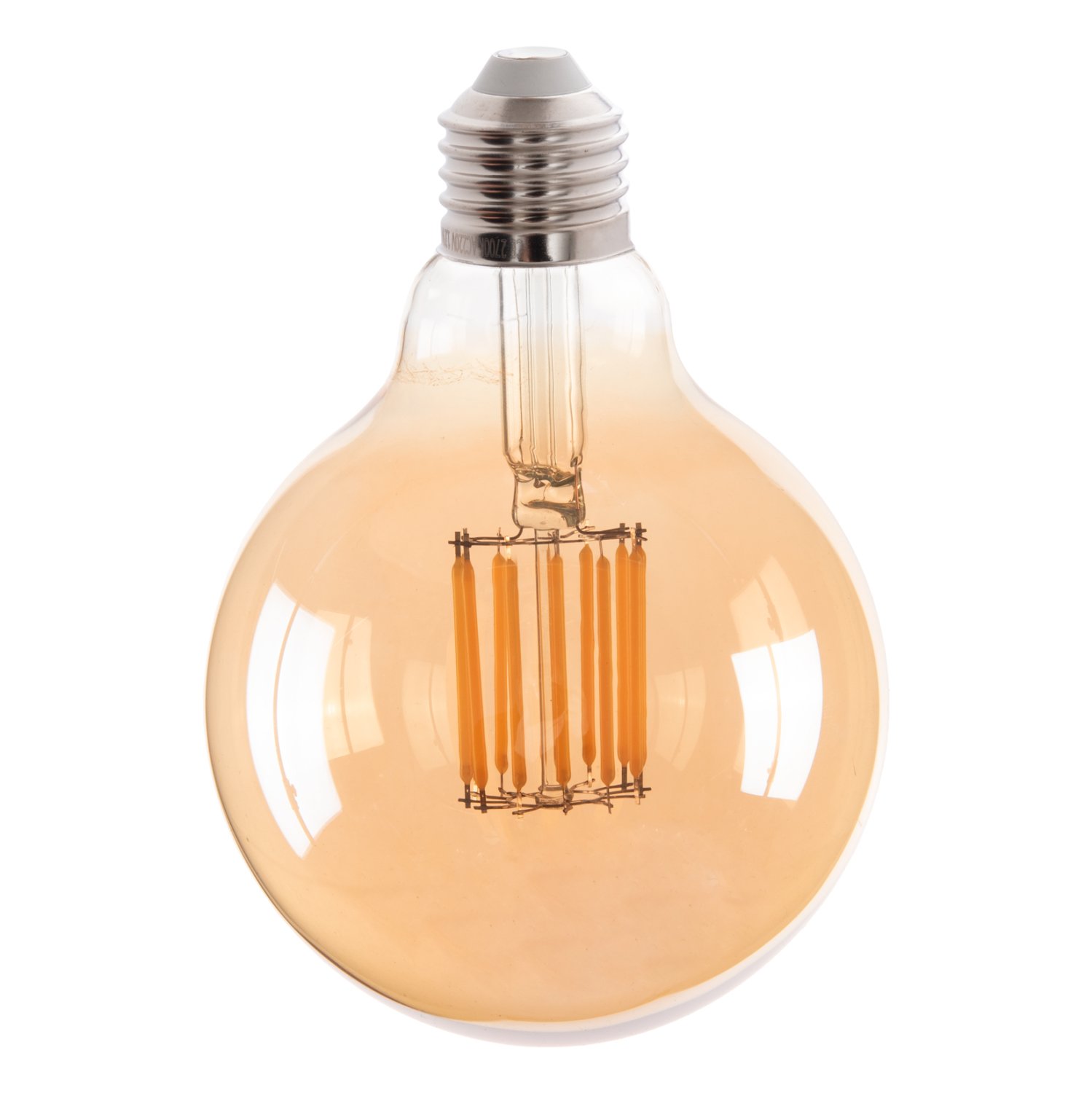 lamptiras-globo-led-filament-12w-e27-300 ΛΑΜΠΤΗΡΑΣ GLOBO LED FILAMENT 12W E27 3000K ΧΡΥΣΟ HM4049.02 - Image 1