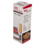 ΛΑΜΠΤΗΡΑΣ LED FILAMENT 4W E14 3000K ΧΡΥΣΟ DIMMABLE HM4048.02 - Image 5