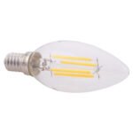 ΛΑΜΠΤΗΡΑΣ LED FILAMENT 4W E14 3000K ΔΙΑΦΑΝΟΣ DIMMABLE HM4048.01 - Image 5