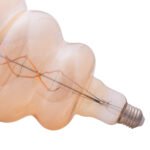 ΛΑΜΠΤΗΡΑΣ LED FILAMENT 8W E27 3000K GOLD COLOR DIMMABLE  HM4056.02 - Image 3