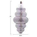 ΛΑΜΠΤΗΡΑΣ LED FILAMENT 8W E27 3000K SMOKE COLOR DIMMABLE HM4056.03 - Image 2