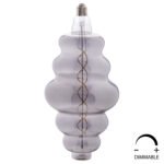 ΛΑΜΠΤΗΡΑΣ LED FILAMENT 8W E27 3000K SMOKE COLOR DIMMABLE HM4056.03