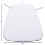 ΜΑΞΙΛΑΡΙ TIFFANYS HM8058.41FC ΜΕ ΥΦΑΣΜΑ WATER REPELLENT ΛΕΥΚΟ 43,5x40x3Υεκ. - Image 2