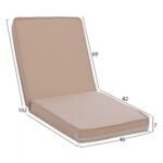 ΜΑΞΙΛΑΡΙ ΚΑΡΕΚΛΑΣ ΜΕ ΠΛΑΤΗ POLYESTER CHIOS ΜΠΕΖ HM11238.01P 110X46X6κ. - Image 2