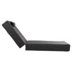 ΜΑΞΙΛΑΡΙ ΞΑΠΛΩΣΤΡΑΣ TEXTILENE SIFNOS ΜΑΥΡΟ HM11761.01 200(120+80)x70x20Yεκ. - Image 4