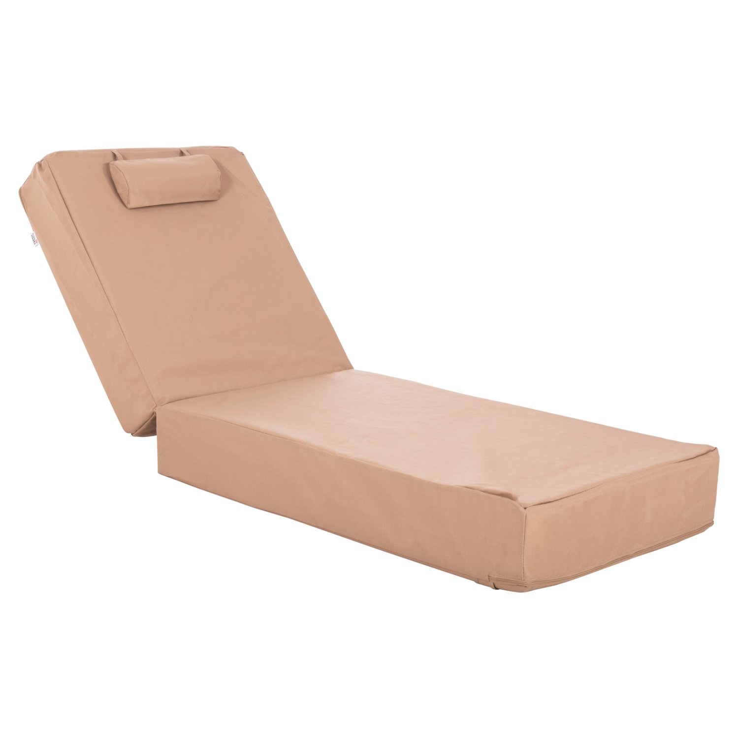 maxilari-xaplostras-textilene-moka-fb911 ΜΑΞΙΛΑΡΙ ΞΑΠΛΩΣΤΡΑΣ TEXTILENE SIFNOS ΜΟΚΑ HM11761.04 200(120+80)x70x20Yεκ. - Image 1