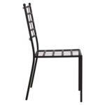 ΜΕΤΑΛΛΙΚΗ ΚΑΡΕΚΛΑ EMERY HM5509 ΣΕ ΜΑΥΡΗ ΑΠΟΧΡΩΣΗ 46x58x88  cm - Image 4