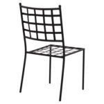ΜΕΤΑΛΛΙΚΗ ΚΑΡΕΚΛΑ EMERY HM5509 ΣΕ ΜΑΥΡΗ ΑΠΟΧΡΩΣΗ 46x58x88  cm - Image 5