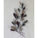 ΜΕΤΑΛΛΙΚΟ ΔΙΑΚΟΣΜΗΤΙΚΟ ΤΟΙΧΟΥ HM7159 ΑΝΘΡΑΚΙ ΧΡΥΣΟ 44x5x87Y εκ.