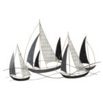 ΜΕΤΑΛΛΙΚΟ ΔΙΑΚΟΣΜΗΤΙΚΟ ΤΟΙΧΟΥ HM7160 ΑΝΘΡΑΚΙ ΛΕΥΚΟ ΧΡΥΣΟ 91x3x55Y εκ.