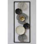 ΜΕΤΑΛΛΙΚΟ ΔΙΑΚΟΣΜΗΤΙΚΟ ΤΟΙΧΟΥ HM7169 ΜΑΥΡΟ ΛΕΥΚΟ ΑΣΗΜΙ 28x4x75Y εκ.