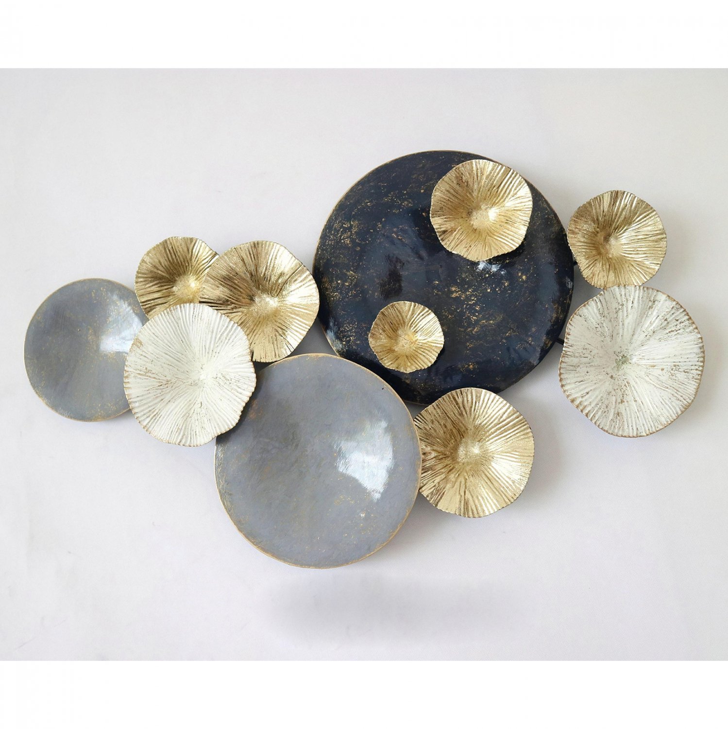 metalliko-diakosmitiko-toichoy-fb97179-g ΜΕΤΑΛΛΙΚΟ ΔΙΑΚΟΣΜΗΤΙΚΟ ΤΟΙΧΟΥ HM7179 ΓΚΡΙ ΧΡΥΣΟ 66x6x38Y εκ. - Image 1