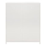 ΜΕΤΑΛΛΙΚΟ ΝΤΟΥΛΑΠΙ ΒΙΤΡΙΝΑ CARIL HM9571.02 ΛΕΥΚΟ 80x37-40x102Yεκ. - Image 6