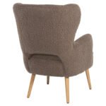 ΜΠΕΡΖΕΡΑ ΠΟΛΥΘΡΟΝΑ MYLIE ΜΠΟΥΚΛΕ ΥΦΑΣΜΑ ΚΑΦΕ ΑΝΟΙΧΤΟ HM8394.25 67x75x93Υ εκ. - Image 5