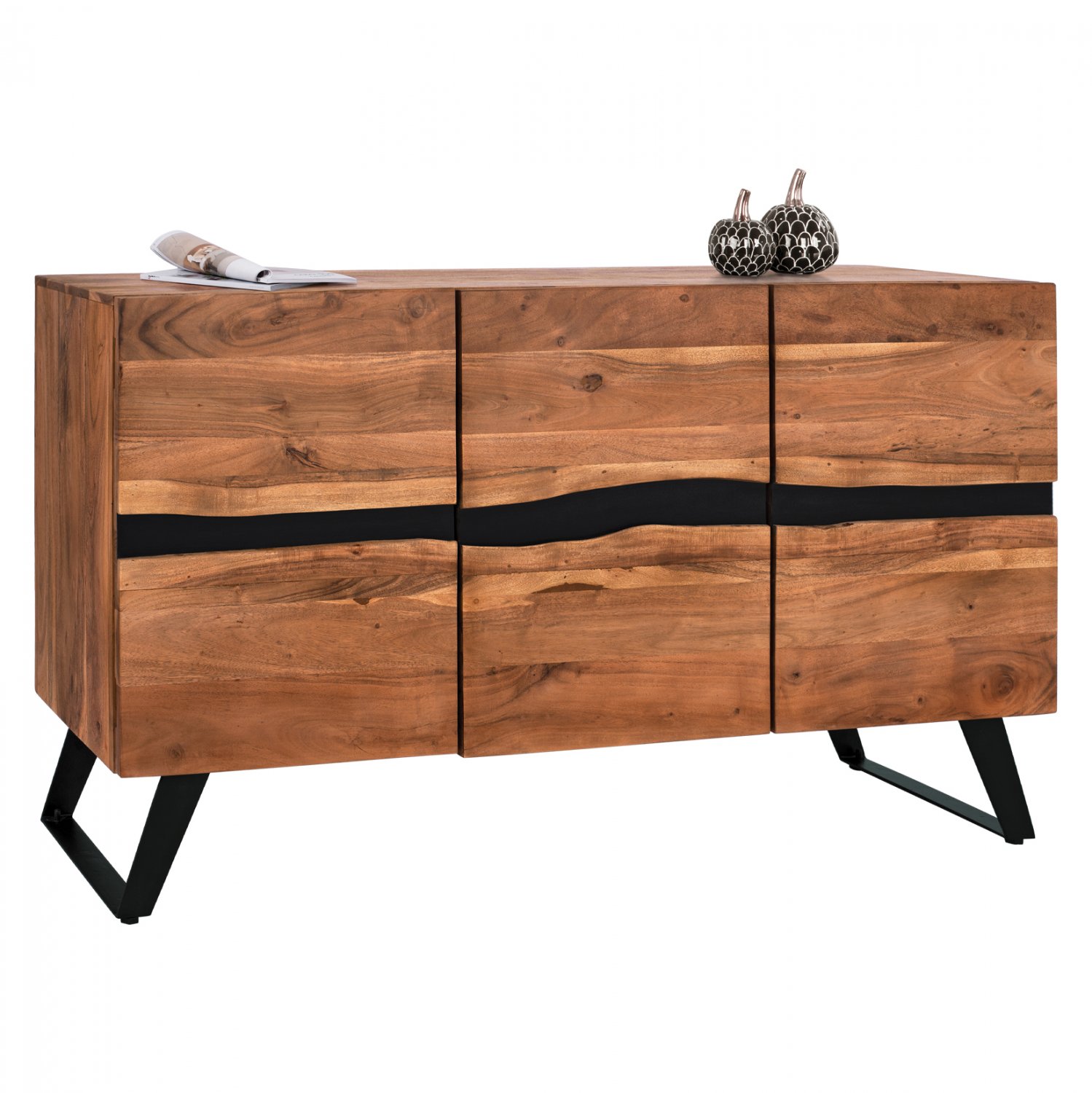 mpoyfes-alicia-apo-masif-xylo-akakias-fy ΜΠΟΥΦΕΣ ALICIA ΑΠΟ ΜΑΣΙΦ ΞΥΛΟ ΑΚΑΚΙΑΣ ΦΥΣΙΚΟ HM8173.11 148x43x86Υ εκ. - Image 1