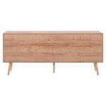 ΜΠΟΥΦΕΣ COLM HM9440.11 ΜΕΛΑΜΙΝΗΣ & ΣΥΝΘΕΤΙΚΟ RATTAN ΣΤΙΣ 4 ΠΟΡΤΕΣ 160x39,5x71Yεκ. - Image 5