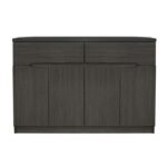 ΜΠΟΥΦΕΣ JOLENE HM2234.01 2 ΣΥΡΤΑΡΙΑ & 4 ΠΟΡΤΕΣ ZEBRANO 120X40X80εκ. - Image 2