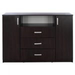 ΜΠΟΥΦΕΣ ΜΕ 2 ΝΤΟΥΛΑΠΙΑ Κ 3 ΣΥΡΤΑΡΙΑ ADLER WENGE HM2430.02 120X45X85Y εκ. - Image 3