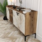 ΜΠΟΥΦΕΣ ΜΕΛΑΜΙΝΗΣ ΚΑΡΥΔΙ ΚΑΙ ΕΦΕ ΛΕΥΚΟΥ ΜΑΡΜΑΡΟΥ 180x35x78Υεκ.HM9433.02 - Image 6