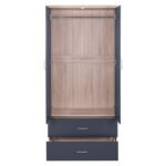 ΝΤΟΥΛΑΠΑ 2ΦΥΛΛΗ ME 2 ΣΥΡΤΑΡΙΑ REINA HM338.04 SONAMA-ΓΚΡΙ 80Χ42Χ180Υ εκ. - Image 4