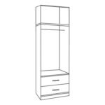 ΝΤΟΥΛΑΠΑ 2ΦΥΛΛΗ ME ΠΑΤΑΡΙ Κ 2 ΣΥΡΤΑΡΙΑ SONAMA 80Χ42Χ241εκ. HM11222.02 - Image 2