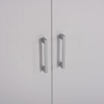 ΝΤΟΥΛΑΠΑ 2ΦΥΛΛΗ BAILEY ΜΕ ΤΡΙΑ ΡΑΦΙΑ HM337.05 ΜΕΛΑΜΙΝΗ ΛΕΥΚΗ 60Χ43Χ181Υεκ. - Image 5