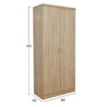 ΝΤΟΥΛΑΠΑ 2ΦΥΛΛΗ JENNA SONAMA HM368.02 80x43x181 - Image 2