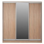 ΝΤΟΥΛΑΠΑ 3ΦΥΛΛΗ ΣΥΡΟΜΕΝΗ ΜΕ ΚΑΘΡΕΠΤΗ SONAMA OAK HM2435  200X60X210Υεκ - Image 3